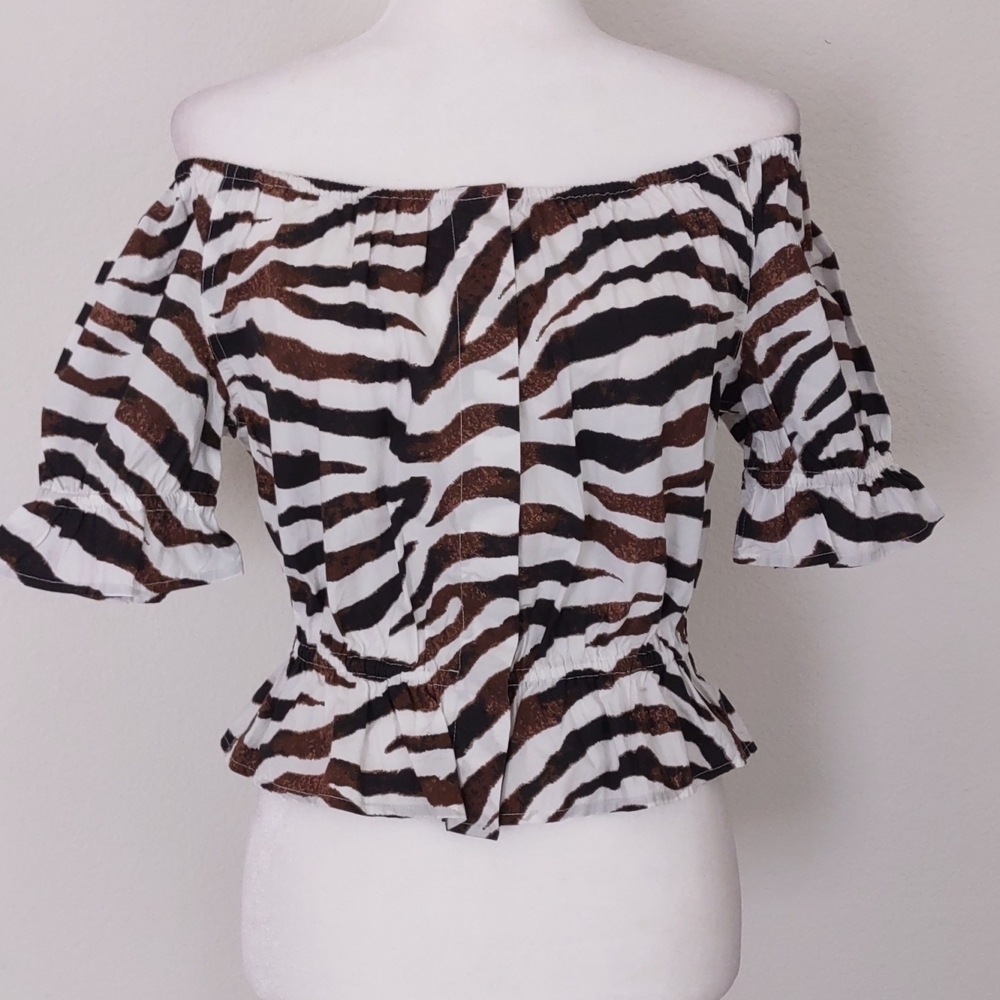 New J Crew Off Shoulder Top Size XXS